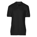 Black - Front - Gildan Softstyle Mens Short Sleeve Double Pique Polo Shirt