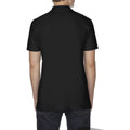 Black - Side - Gildan Softstyle Mens Short Sleeve Double Pique Polo Shirt