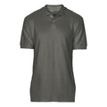 Charcoal - Front - Gildan Softstyle Mens Short Sleeve Double Pique Polo Shirt