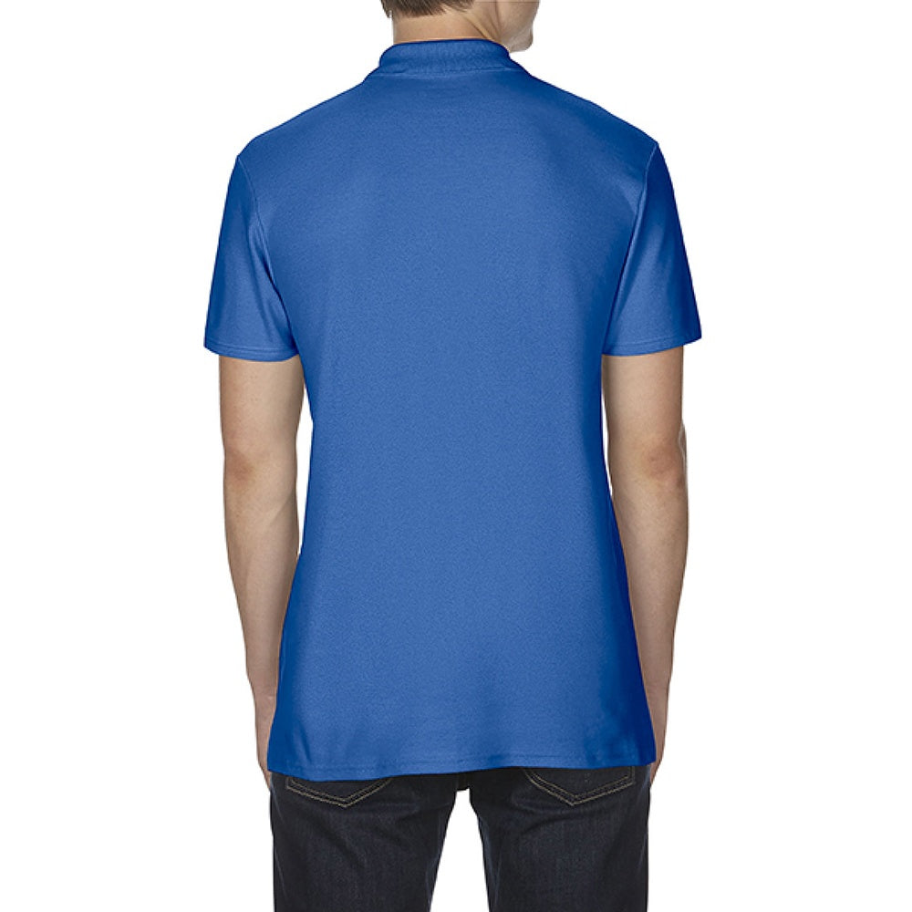 Royal - Side - Gildan Softstyle Mens Short Sleeve Double Pique Polo Shirt
