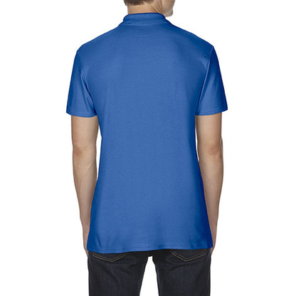 Royal - Side - Gildan Softstyle Mens Short Sleeve Double Pique Polo Shirt
