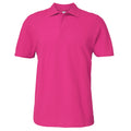 Heliconia - Front - Gildan Softstyle Mens Short Sleeve Double Pique Polo Shirt