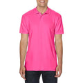 Heliconia - Back - Gildan Softstyle Mens Short Sleeve Double Pique Polo Shirt