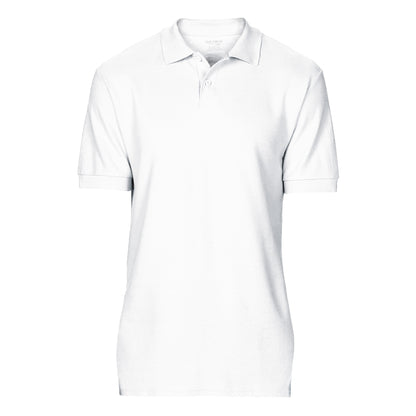 White - Front - Gildan Softstyle Mens Short Sleeve Double Pique Polo Shirt