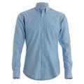 Light Blue - Front - Kustom Kit Mens Long Sleeve Oxford Twill Shirt