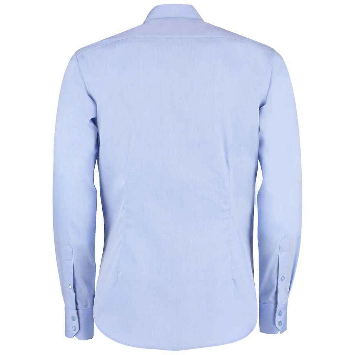 Light Blue - Back - Kustom Kit Mens Long Sleeve Oxford Twill Shirt