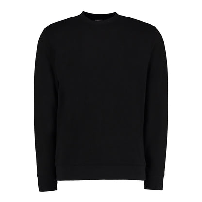 Black - Front - Kustom Kit Mens Klassic Knitted Sweatshirt