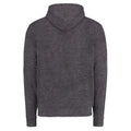 Dark Grey Marl - Back - Kustom Kit Mens Full Zip Hooded Sweatshirt