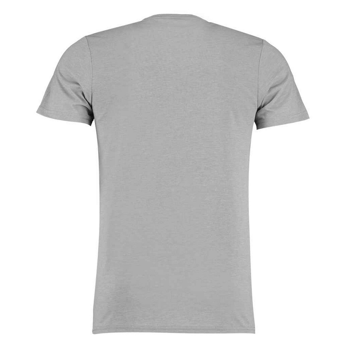 Light Grey Marl - Back - Kustom Kit Mens Superwash 60 Fashion Fit T-Shirt