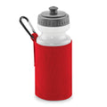 Classic Red - Front - Quadra Water Bottle And Fabric Sleeve Holder