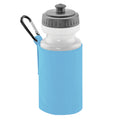 Sky Blue - Front - Quadra Water Bottle And Fabric Sleeve Holder