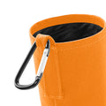 Orange - Back - Quadra Water Bottle And Fabric Sleeve Holder