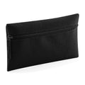 Black - Back - Quadra Classic Zip Up Pencil Case