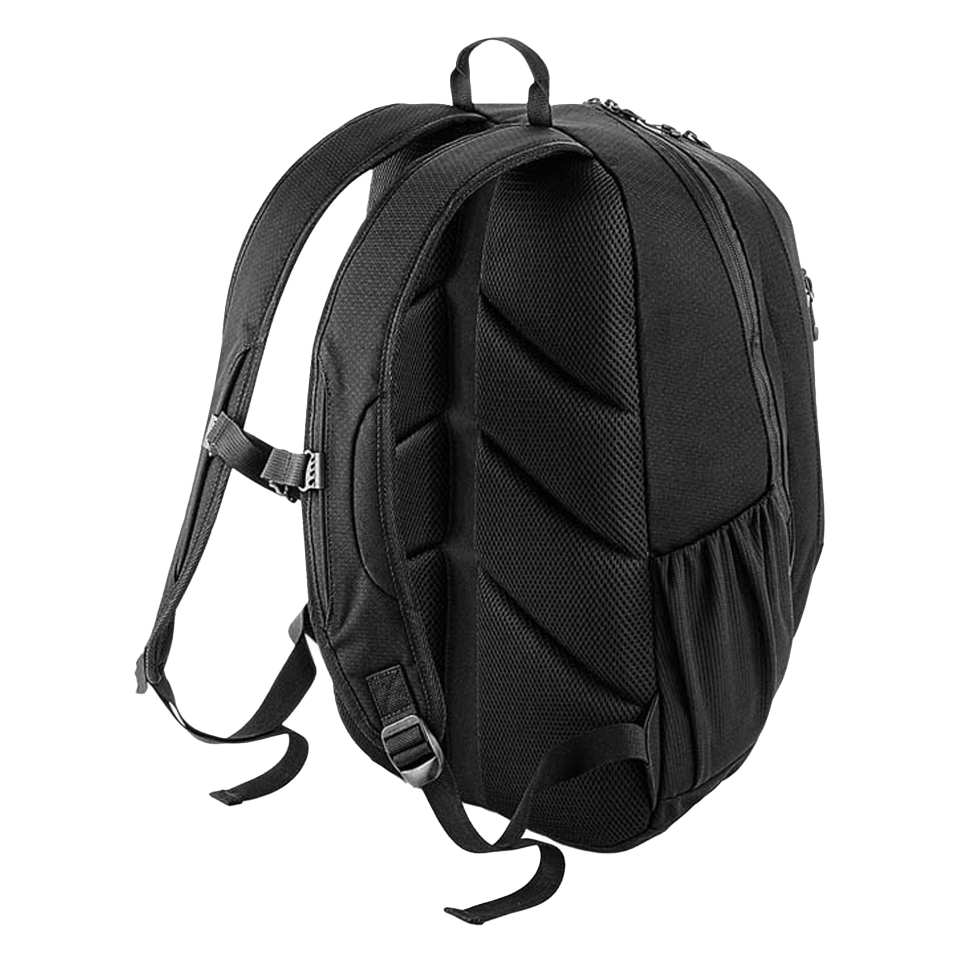 Jet Black - Back - Quadra Endeavour Backpack-Rucksack Bag