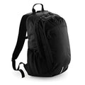 Jet Black - Front - Quadra Endeavour Backpack-Rucksack Bag