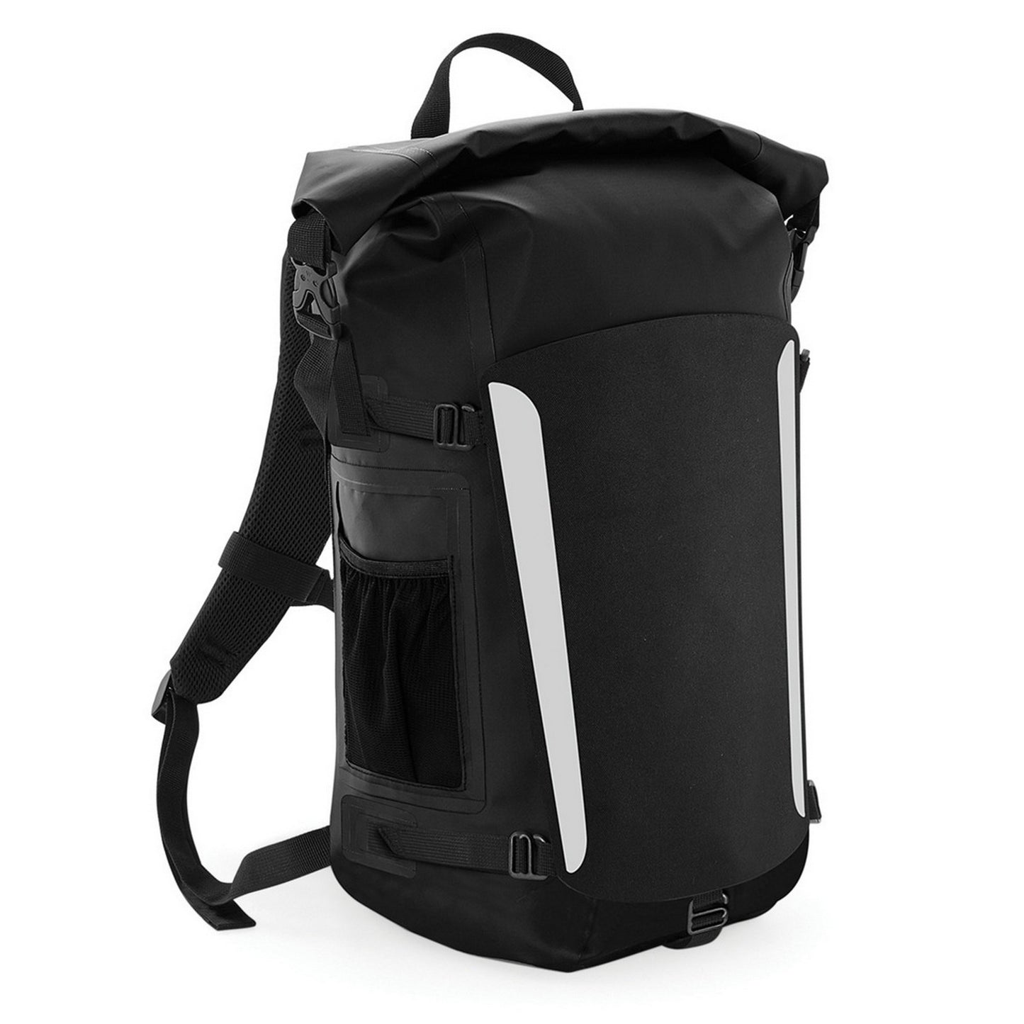 Black-Black - Front - Quadra Submerge 25 Litre Waterproof Backpack-Rucksack