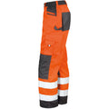 Hi Vis Orange - Pack Shot - Result Safeguard Adults Unisex Hi Viz Cargo Trousers
