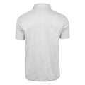White - Back - Tee Jays Mens Pima Short Sleeve Cotton Polo Shirt