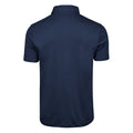 Navy Blue - Back - Tee Jays Mens Pima Short Sleeve Cotton Polo Shirt