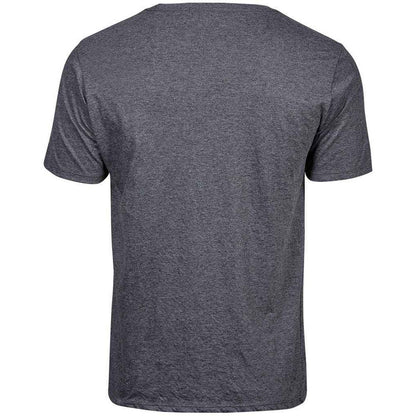 Black Melange - Back - Tee Jays Mens Urban Short Sleeve Melange T-Shirt