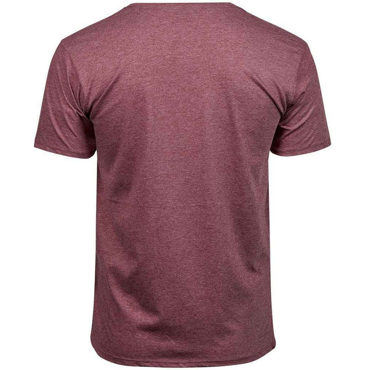 Wine Melange - Back - Tee Jays Mens Urban Short Sleeve Melange T-Shirt