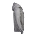 Heather Grey - Side - Tee Jays Mens Hooded Cotton Blend Sweatshirt