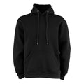Black - Front - Tee Jays Mens Hooded Cotton Blend Sweatshirt