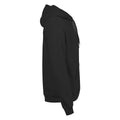 Black - Side - Tee Jays Mens Hooded Cotton Blend Sweatshirt