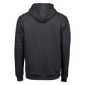 Dark Grey - Back - Tee Jays Mens Hooded Cotton Blend Sweatshirt