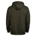 Dark Olive - Back - Tee Jays Mens Hooded Cotton Blend Sweatshirt