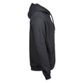 Dark Grey - Side - Tee Jays Mens Hooded Cotton Blend Sweatshirt