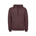 Grape - Front - Tee Jays Mens Hooded Cotton Blend Sweatshirt