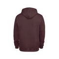 Grape - Back - Tee Jays Mens Hooded Cotton Blend Sweatshirt