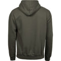 Deep Green - Back - Tee Jays Mens Hooded Cotton Blend Sweatshirt