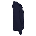 Navy Blue - Side - Tee Jays Mens Hooded Cotton Blend Sweatshirt