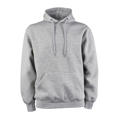 Heather Grey - Front - Tee Jays Mens Hooded Cotton Blend Sweatshirt