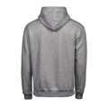 Heather Grey - Back - Tee Jays Mens Hooded Cotton Blend Sweatshirt