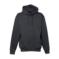 Dark Grey - Front - Tee Jays Mens Hooded Cotton Blend Sweatshirt