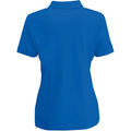 Royal - Back - Fruit Of The Loom Womens Lady-Fit 65-35 Short Sleeve Polo Shirt
