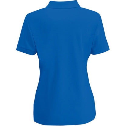 Royal - Back - Fruit Of The Loom Womens-Ladies Lady Fit Short-Sleeved Polo Shirt
