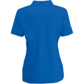 Royal - Back - Fruit Of The Loom Womens-Ladies Lady Fit Short-Sleeved Polo Shirt