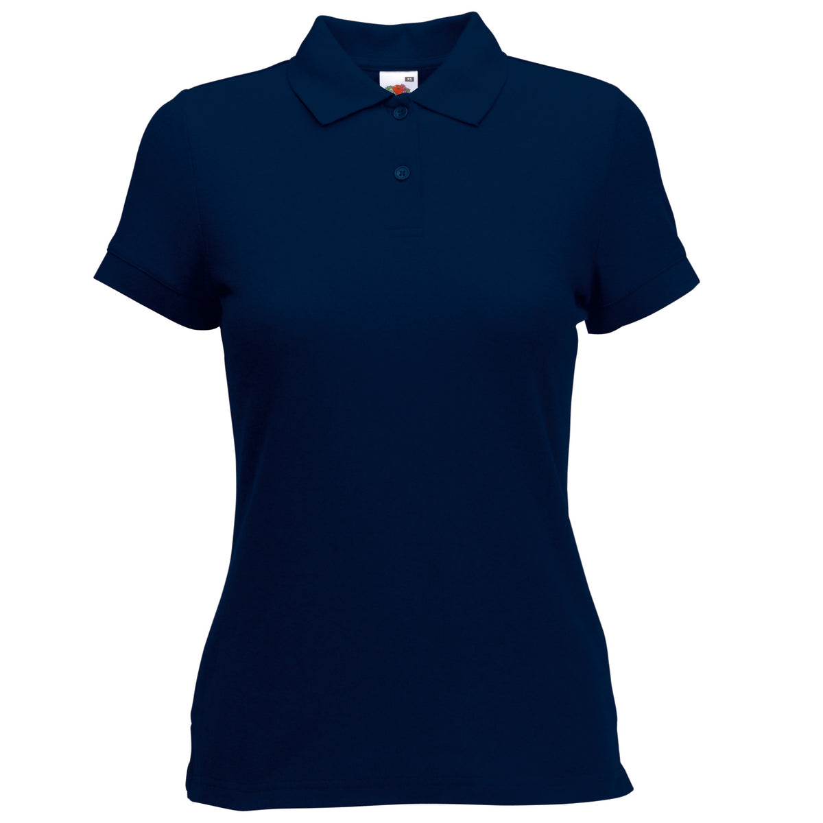 Deep Navy - Front - Fruit Of The Loom Womens-Ladies Lady Fit Short-Sleeved Polo Shirt