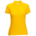 Sunflower - Front - Fruit Of The Loom Womens Lady-Fit 65-35 Short Sleeve Polo Shirt