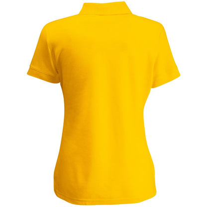 Sunflower - Back - Fruit Of The Loom Womens-Ladies Lady Fit Short-Sleeved Polo Shirt