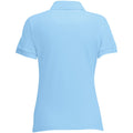 Sky Blue - Back - Fruit Of The Loom Womens-Ladies Lady Fit Short-Sleeved Polo Shirt