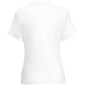 White - Side - Fruit Of The Loom Womens Lady-Fit 65-35 Short Sleeve Polo Shirt