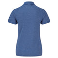Heather Royal - Back - Fruit Of The Loom Womens-Ladies Lady Fit Short-Sleeved Polo Shirt