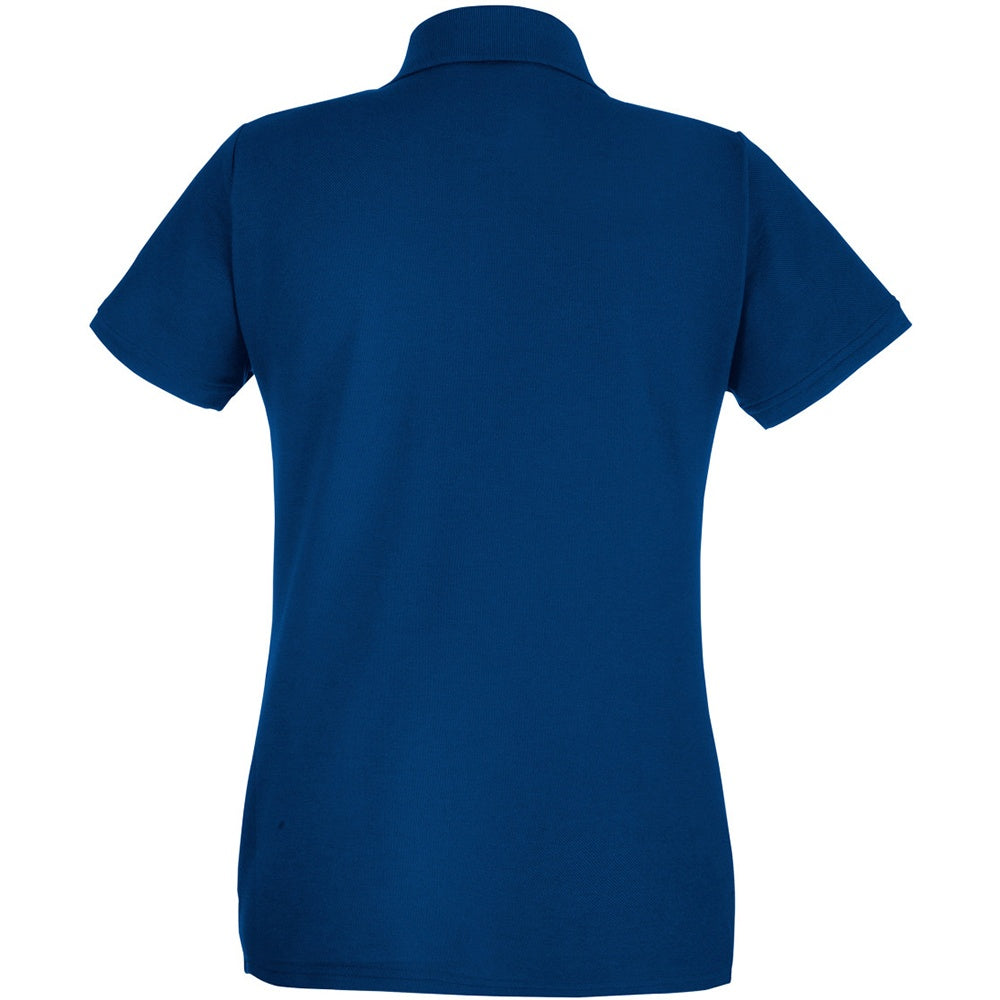 Navy - Back - Fruit Of The Loom Womens-Ladies Lady Fit Short-Sleeved Polo Shirt