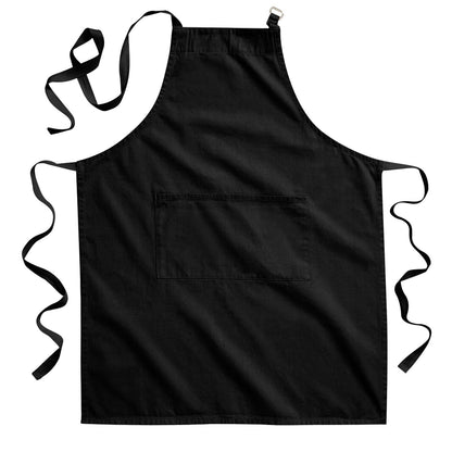 Black - Front - Westford Mill Adults Unisex Cotton Craft Apron
