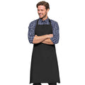 Black - Back - Westford Mill Adults Unisex Cotton Craft Apron